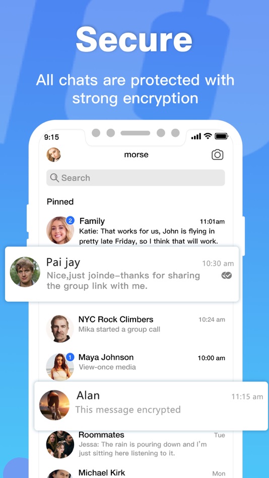 #2. MorseChat - Security Messenger (iOS) 由: FourCity
