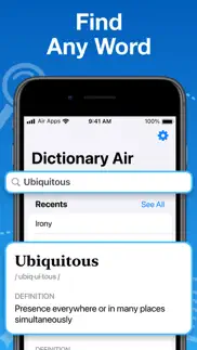 dictionary air - english vocab iphone screenshot 1