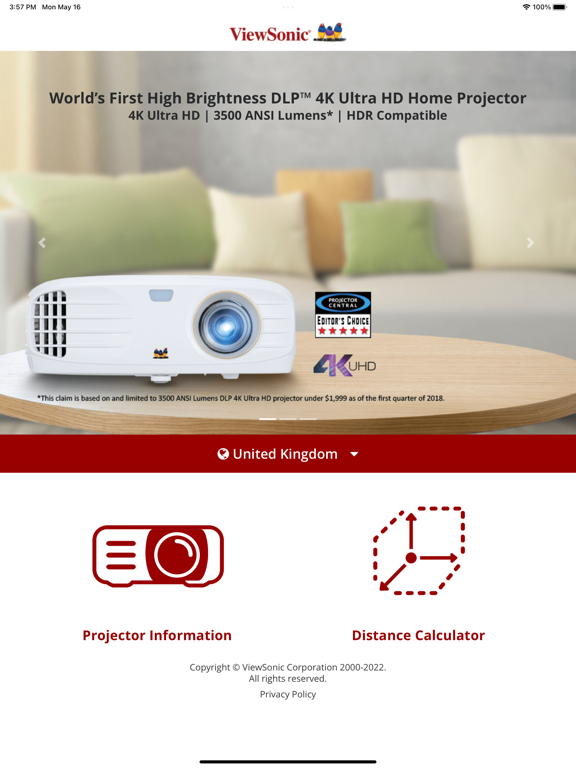 Screenshot #4 pour ViewSonic Projector