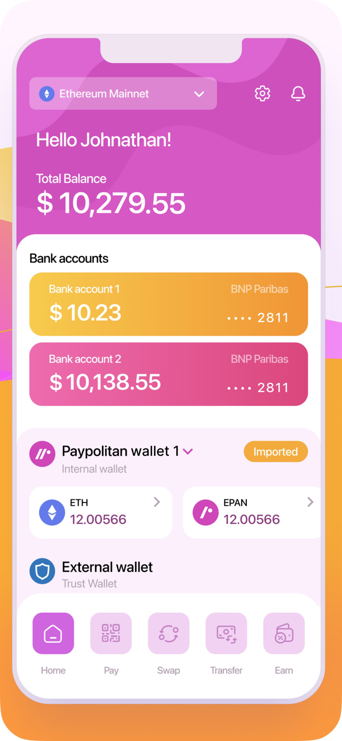 Paypolitan pay cash crypto