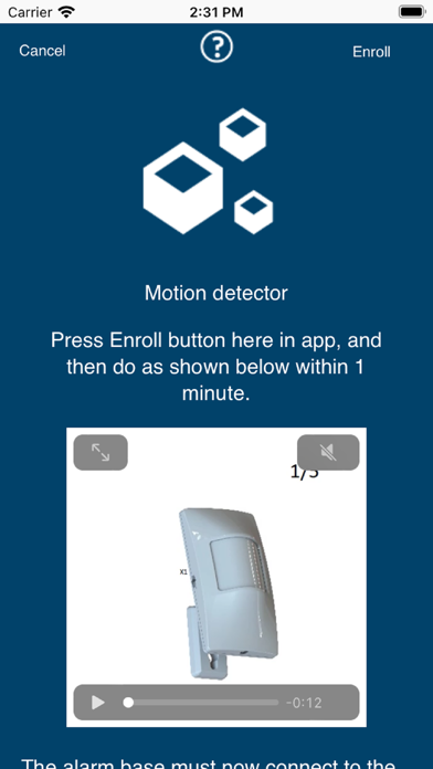 IP Alarm Screenshot