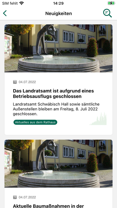 Gemeinde Mainhardt Screenshot