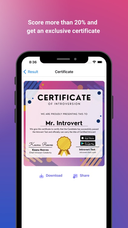 Introvert Test screenshot-4
