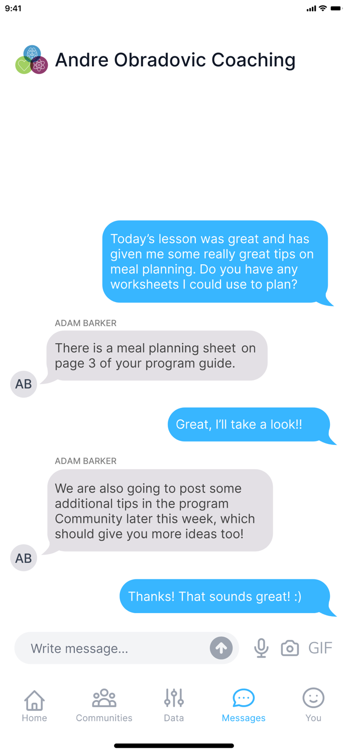 Andre Obradovic Coaching