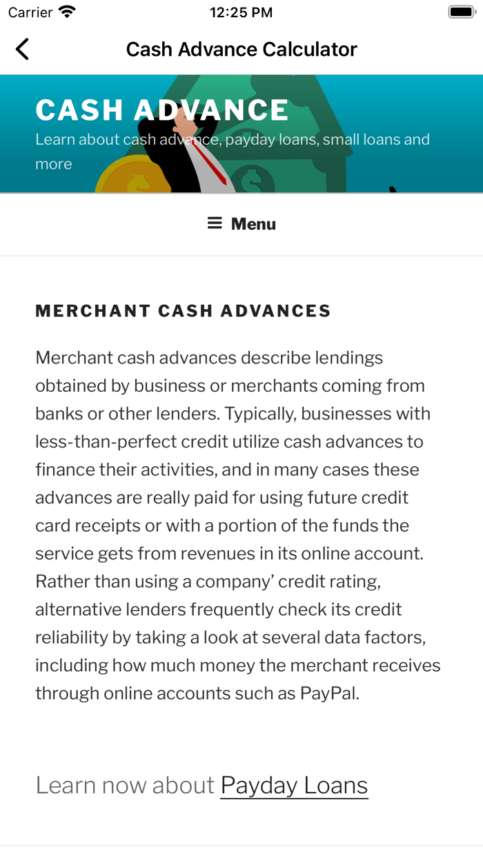 Cash Advance Loan Guide