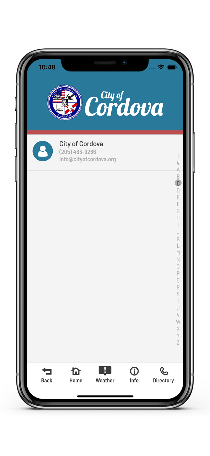 City of Cordova Alabama