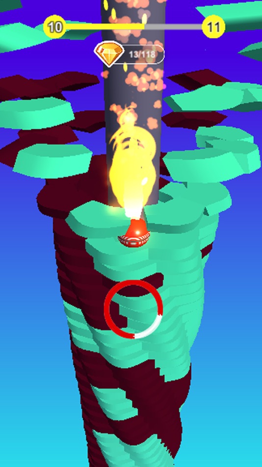 #5. Tower Blast: Crash Stack Ball (iOS) Bởi: Traxnet OU