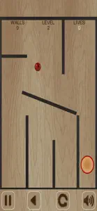 Flying Red Ball and Walls screenshot #1 for iPhone