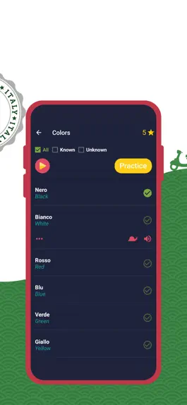 Game screenshot Learn Italian (Beginners) apk