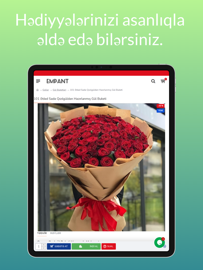 Empant-Hədiyyə və Gül Dünyası