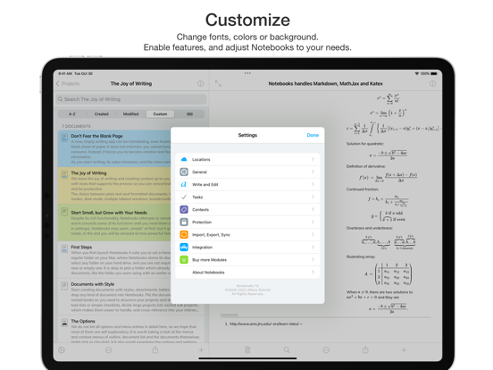 Notebooks – Write and Organize iPad app afbeelding 10