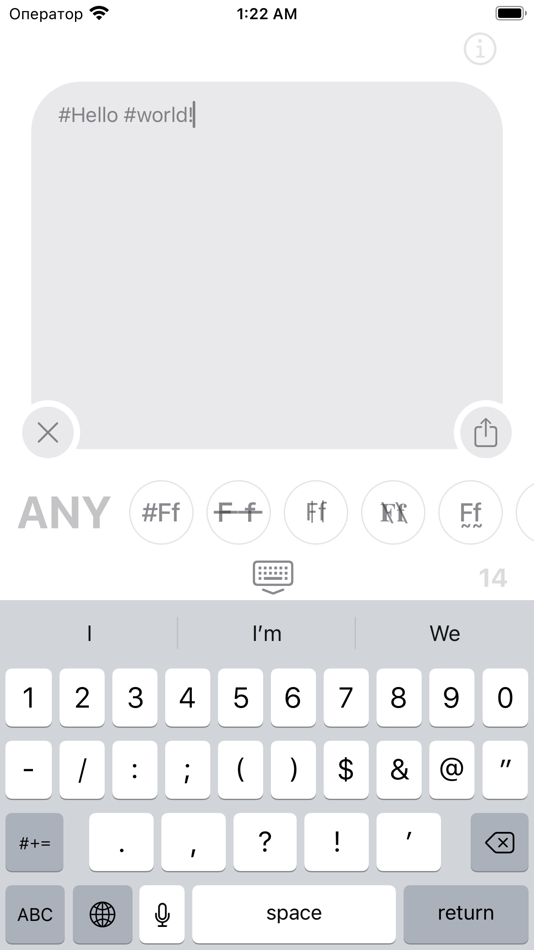 #2. fontFormat - unique fonts (iOS) Podle: Oleksiy Yudin