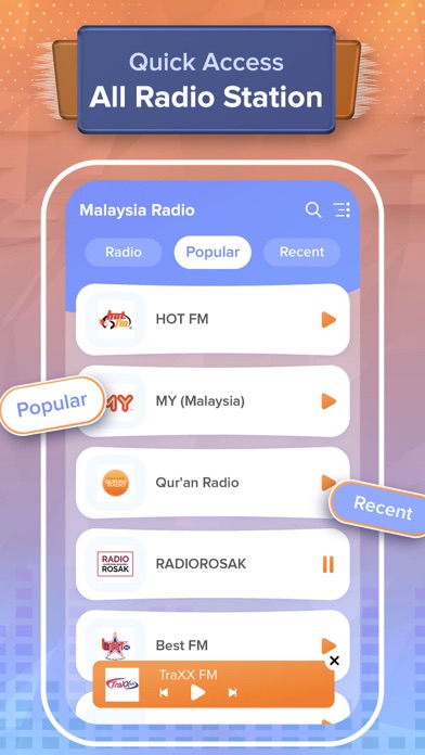 Malaysia FM Radio Relax Screenshot