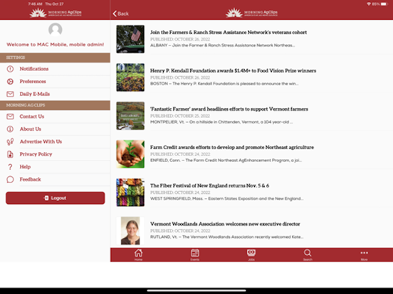 Morning Ag Clips Mobile iPad screenshot 3 - News app