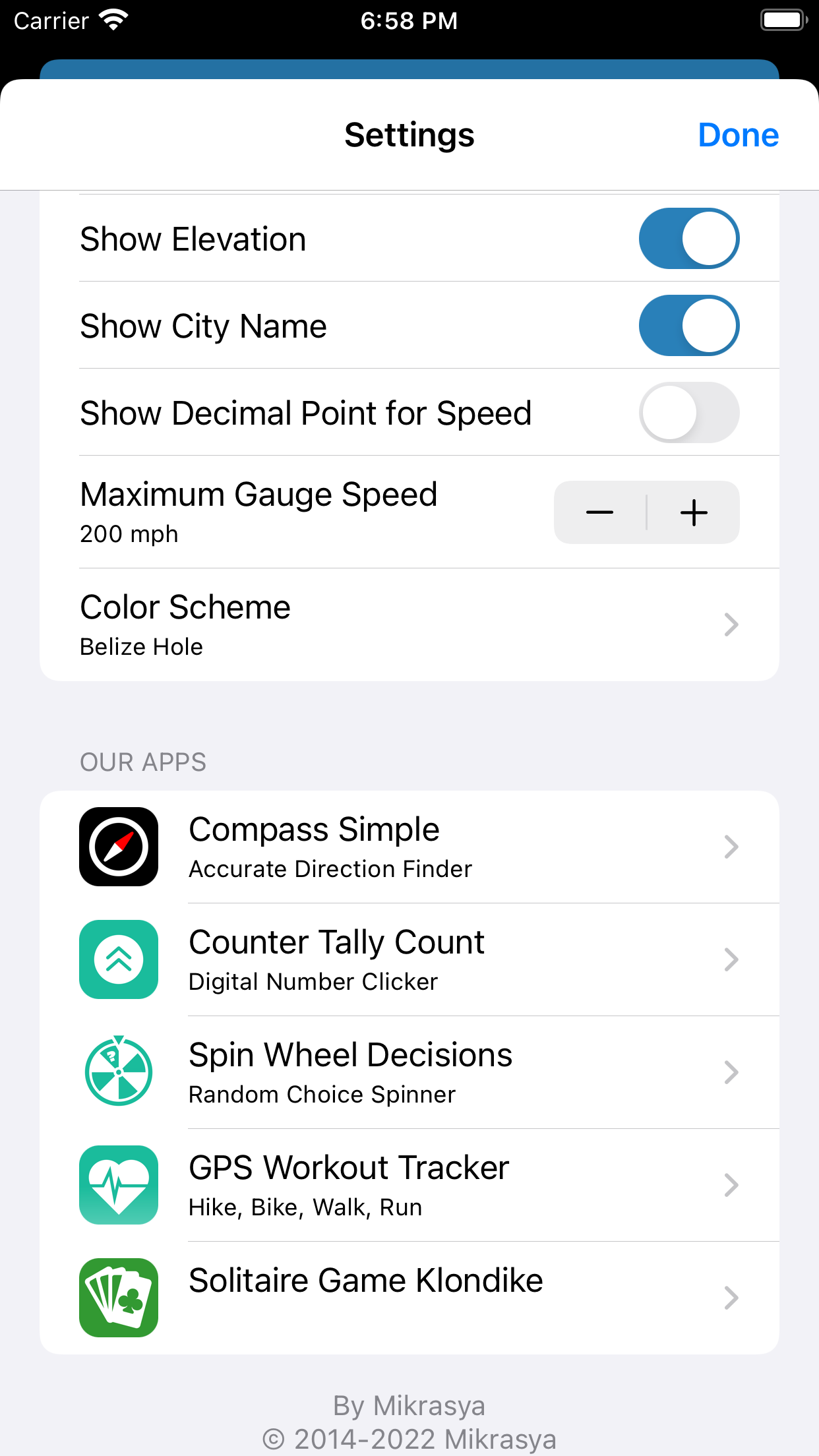 Speedometer Simple screenshot 5