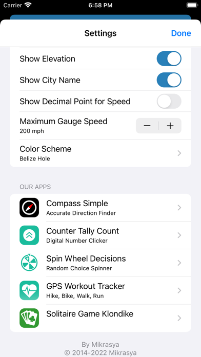Speedometer Simple Screenshot