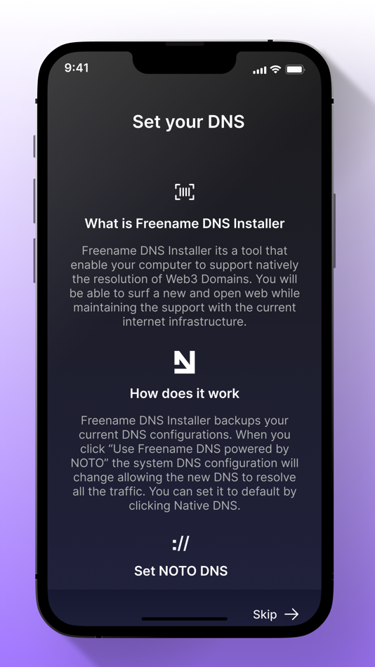 #6. Freename DNS Installer (iOS) بواسطة: FREENAME AG
