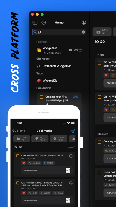 Bookmarks: Organize & Track Screenshot