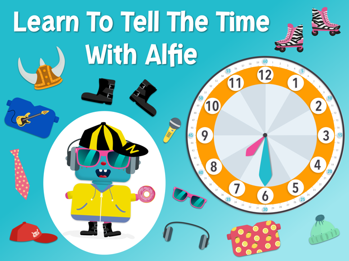 Learn to tell time with Alfie