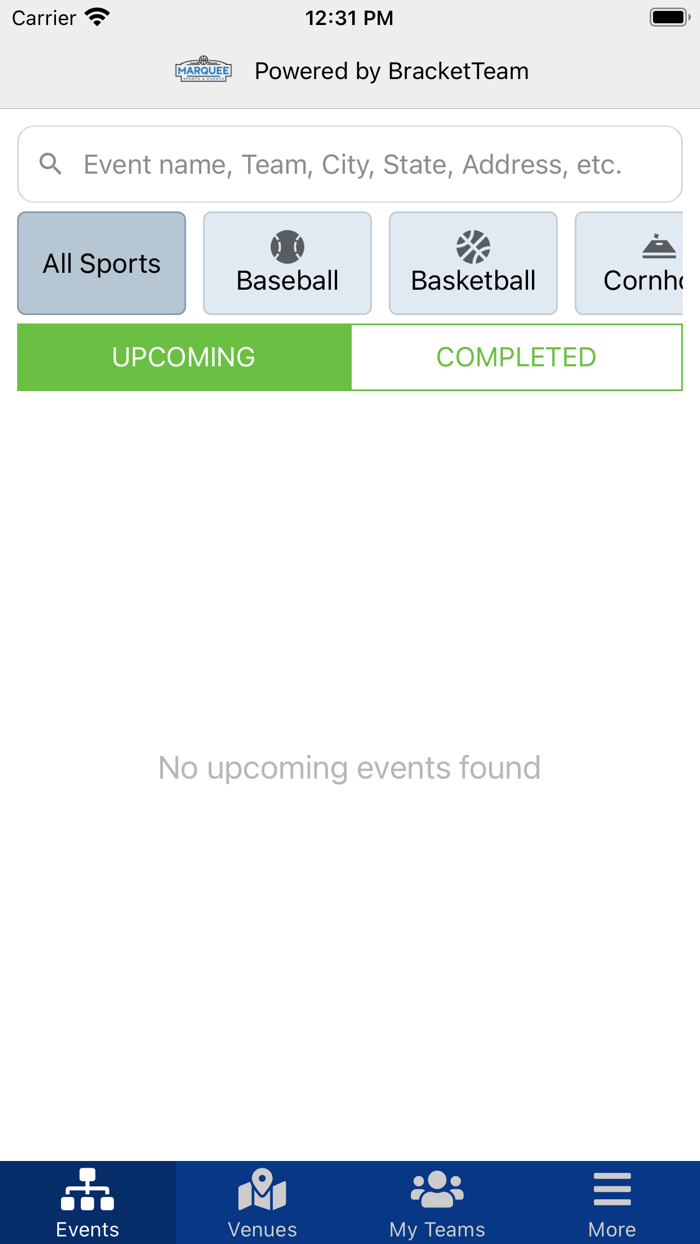 Marquee Sports and Events