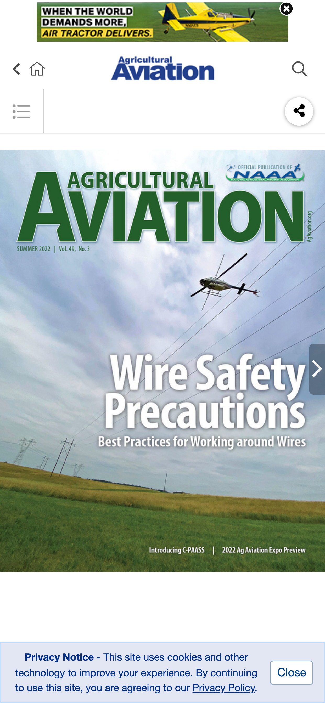 Agricultural Aviation Magazine