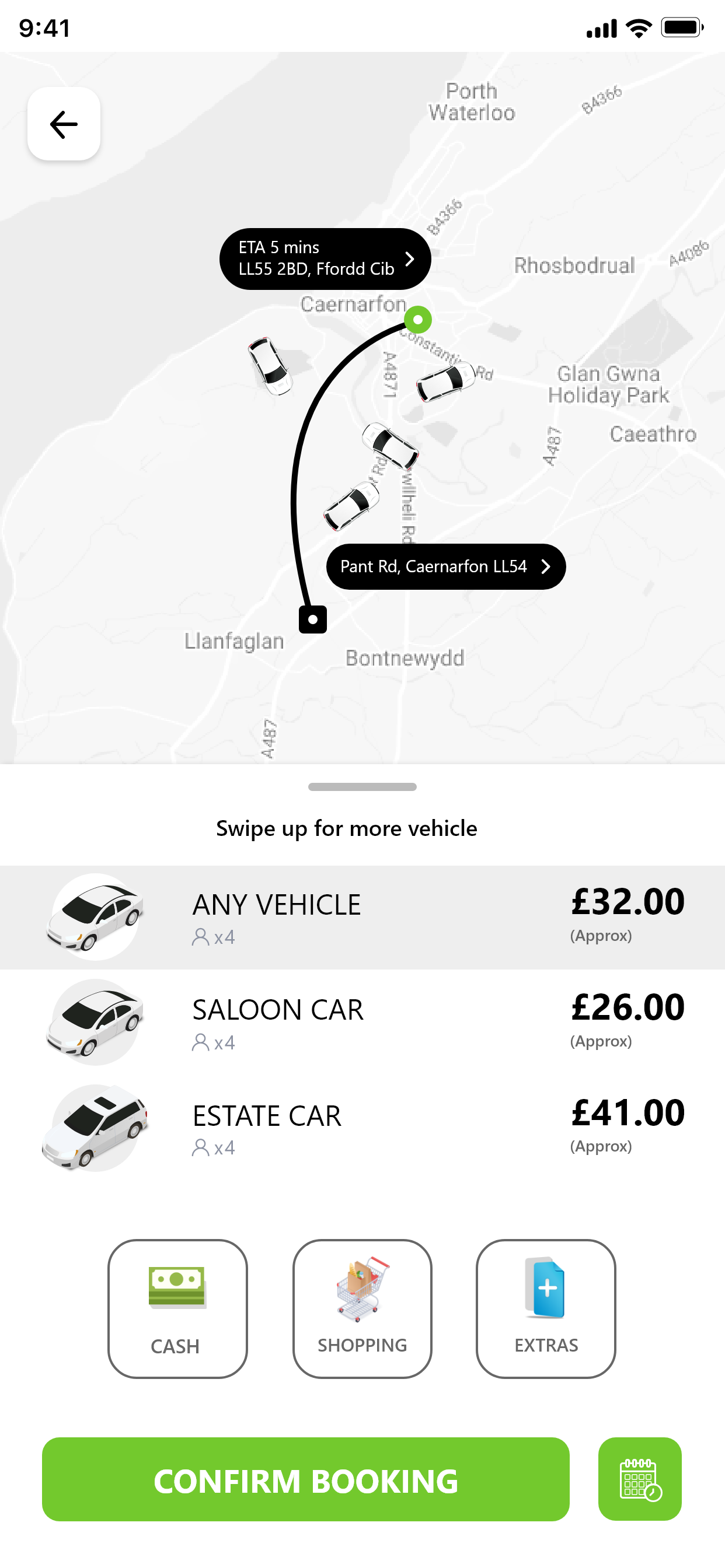 Tacsi Huw Taxi Caernarfon screenshot 4