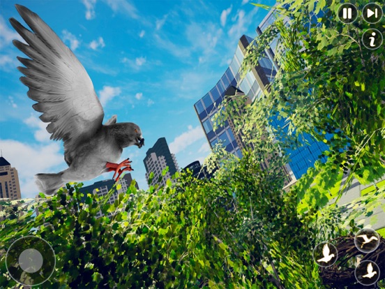 Pigeon Bird Flying Simulator iPad screenshot 5 - Games app