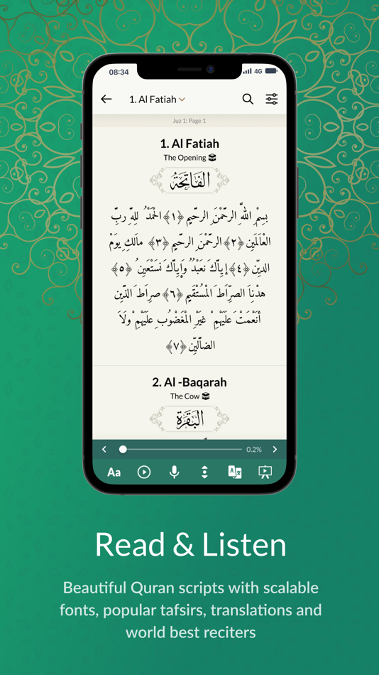 #1. Qurani App (iOS) 来自: Motif Agency