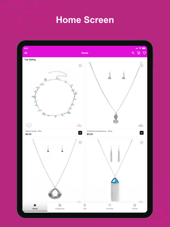 Bling Illusions iPad screenshot 1 - Shopping app