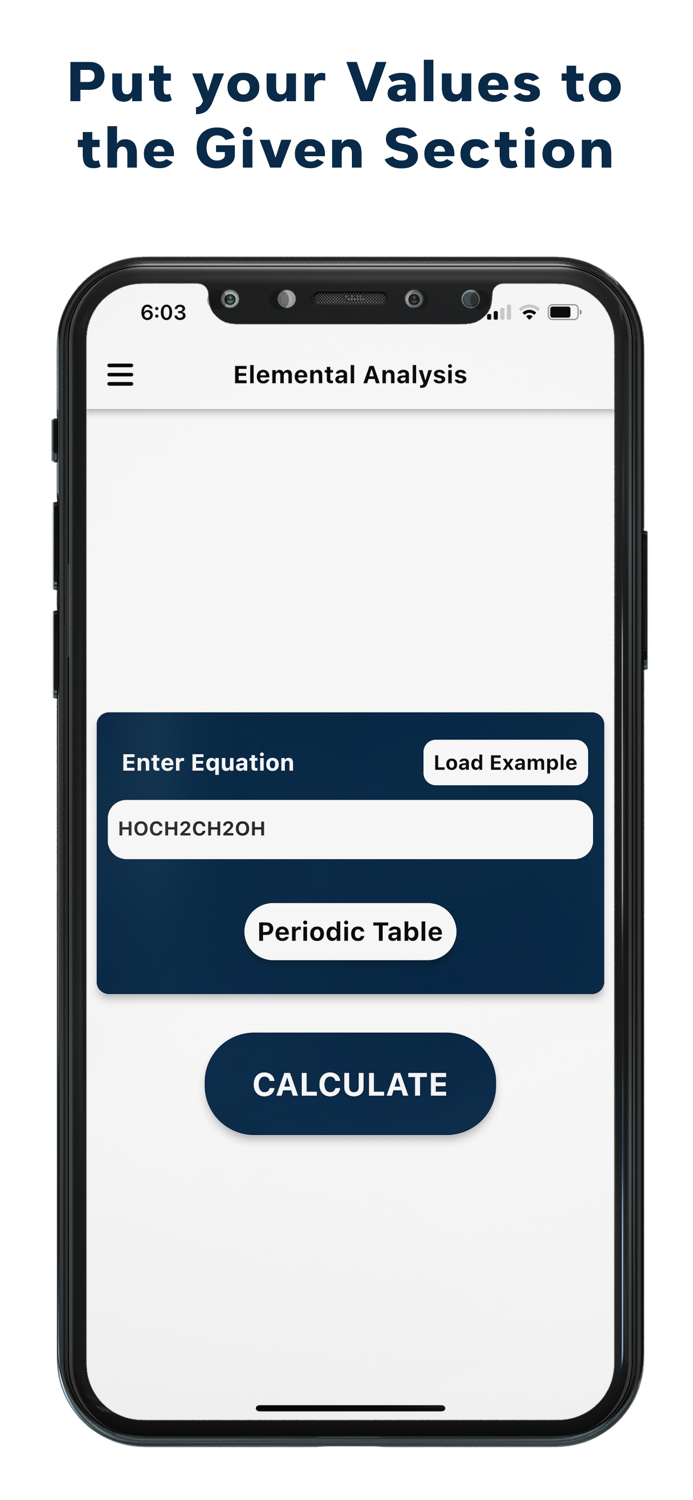 Elemental Analysis Calculator