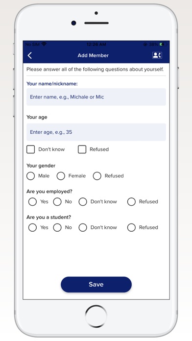 Southeast Texas Travel Survey Screenshot