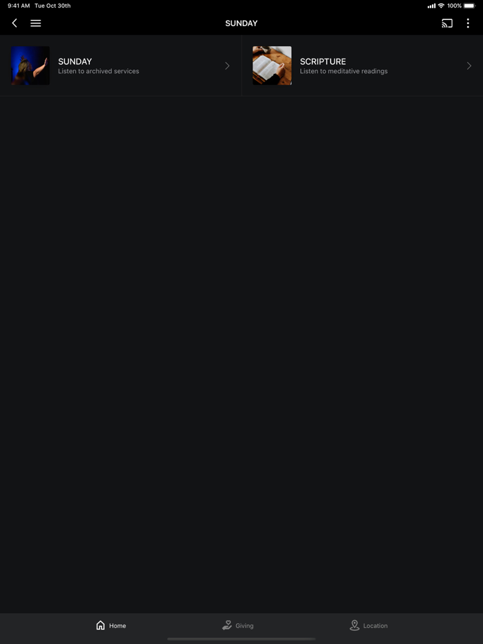 Expression Church App