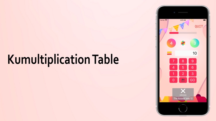 Kumultiplication Table