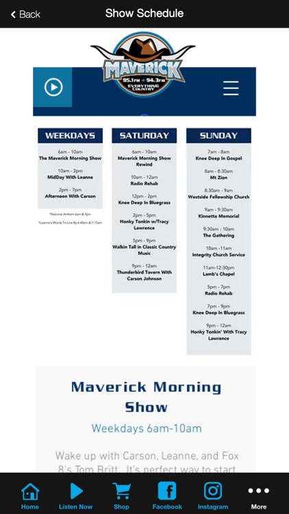Maverick Radio NC screenshot-3