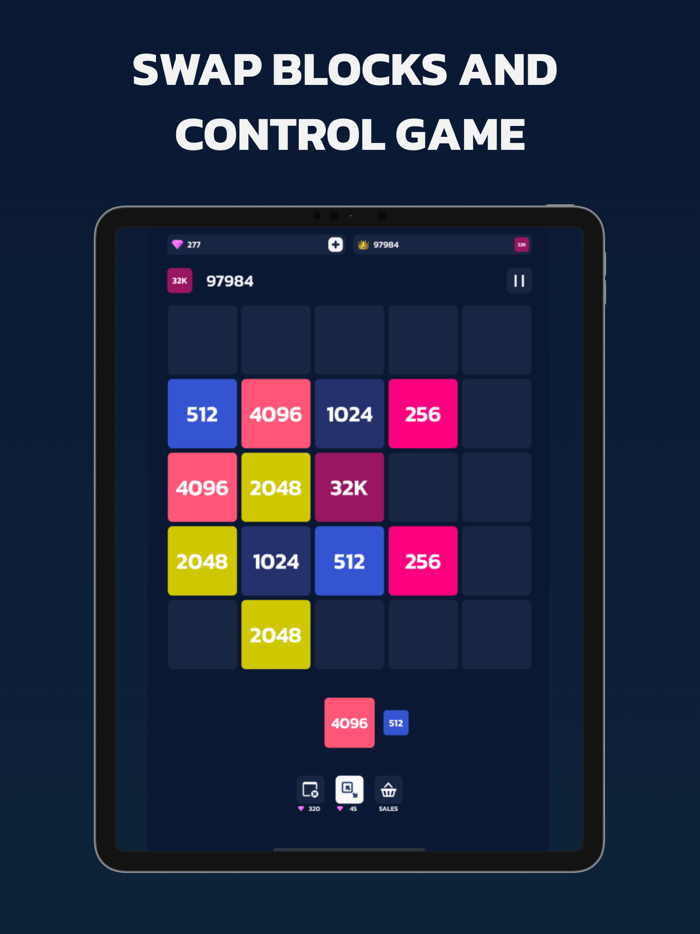 2048 Smash Number Match Game