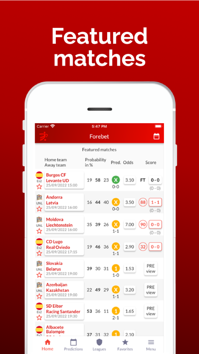 Forebet Football Predictions Screenshot