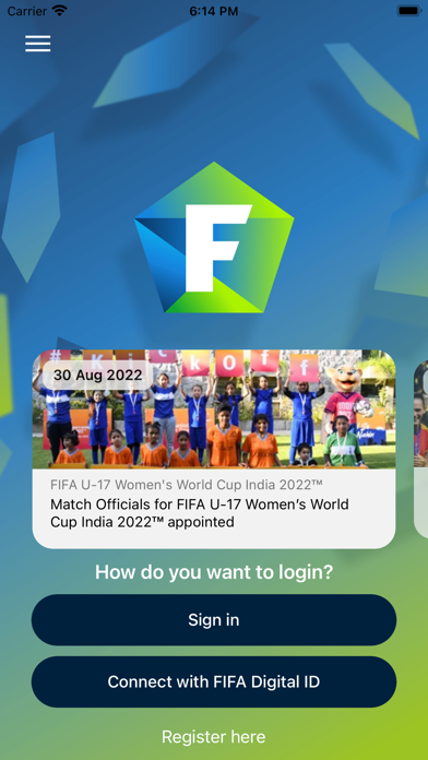 FIFA Home Screenshot