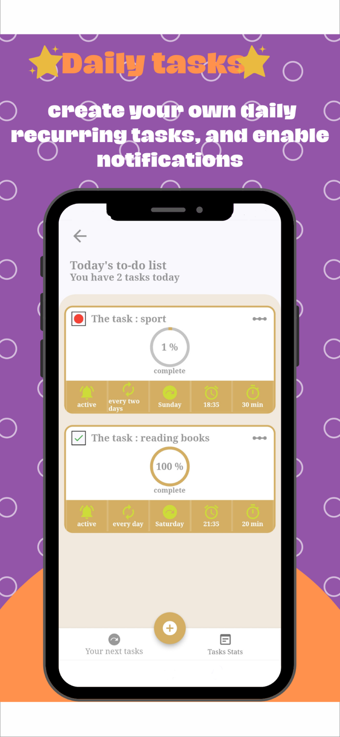 schedules and daily tasks