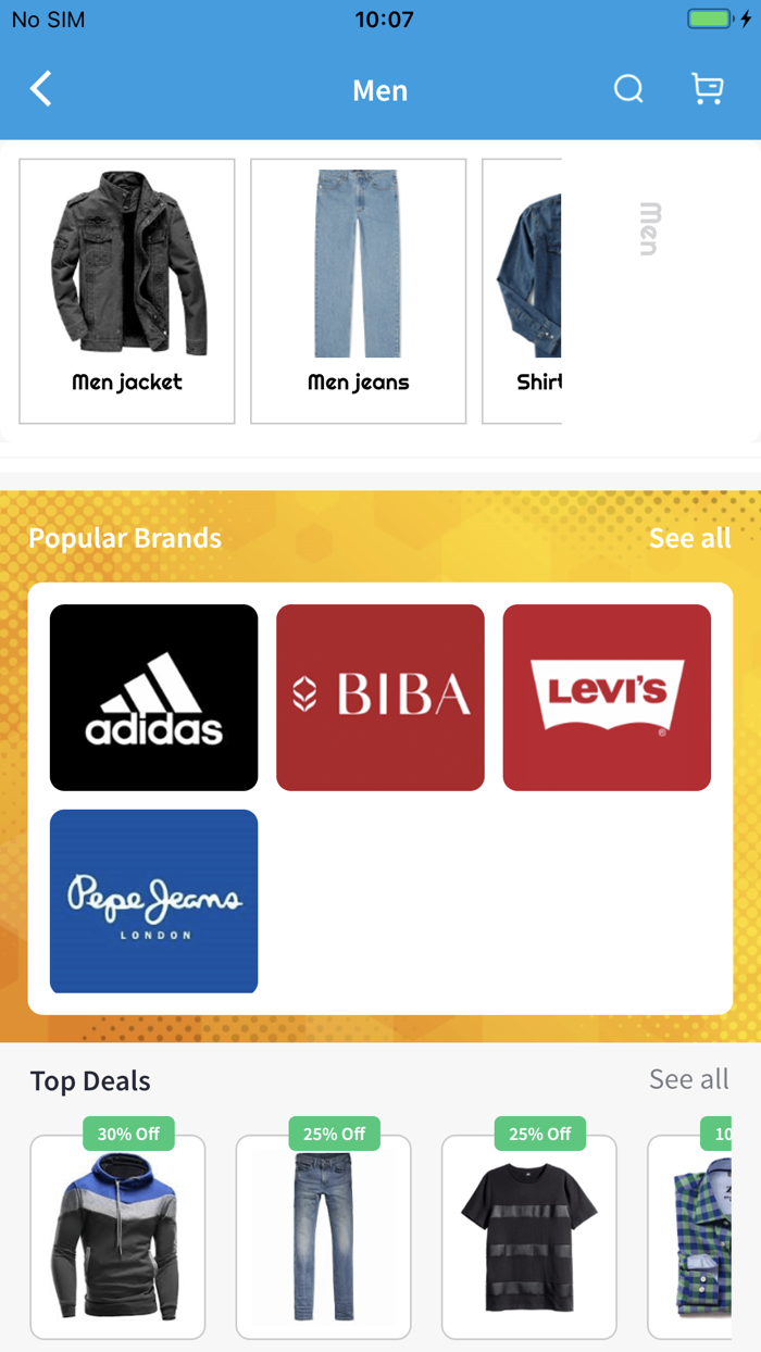 Flutter Clothing App