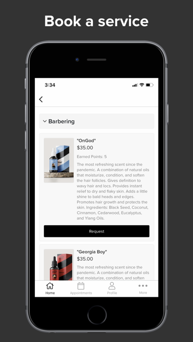Cali Barber LLC Screenshot