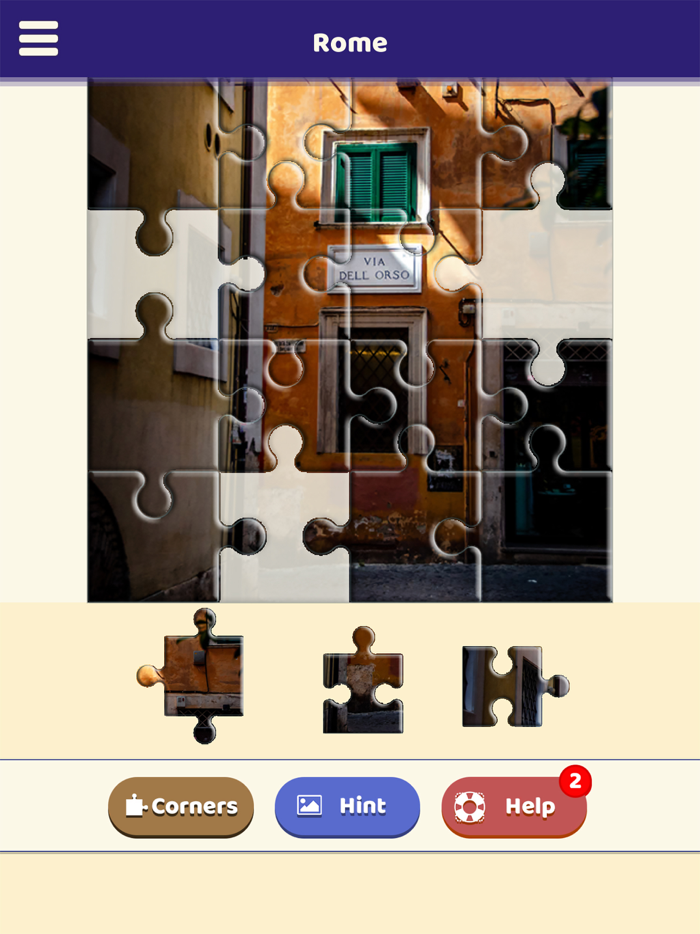 Rome Sightseeing Puzzle