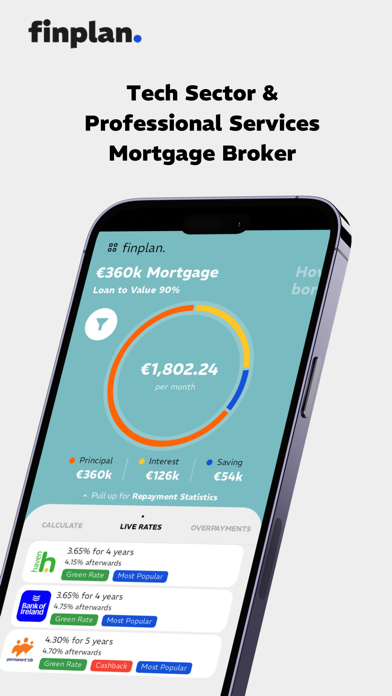 Finplan - Mortgage Calculator Screenshot