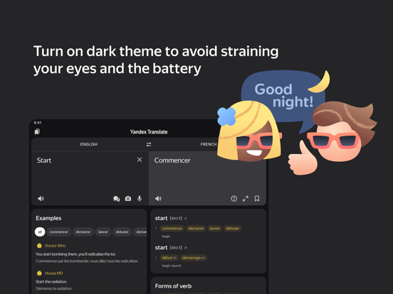 Yandex Translate iPad screenshot 5 - Reference app