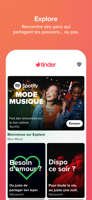 ‎Tinder Rencontre & Rendez-vous Capture d'écran