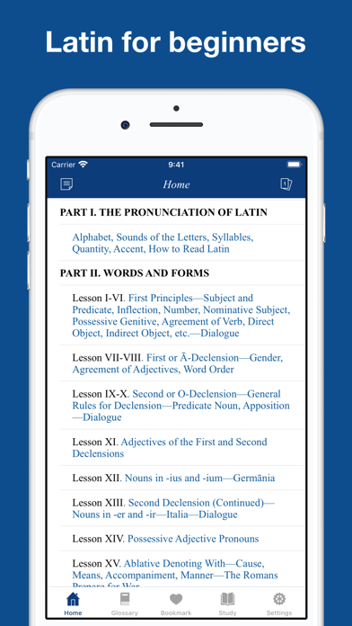 Latin for Beginners Screenshot