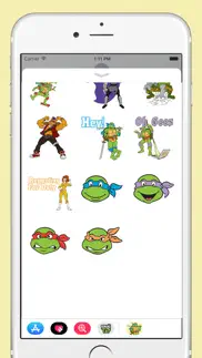 tmnt: stickers iphone screenshot 4