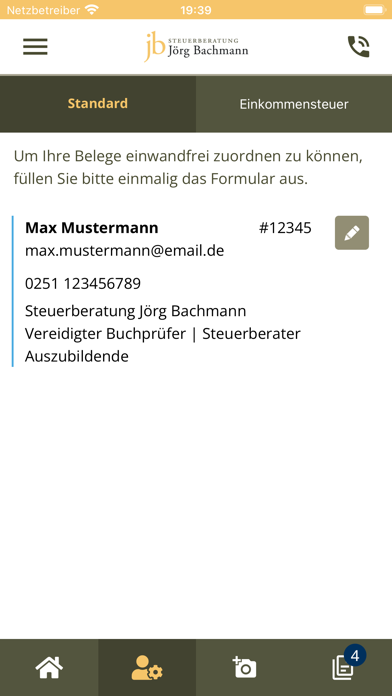 Screenshot #3 pour Steuerberatung Jörg Bachmann