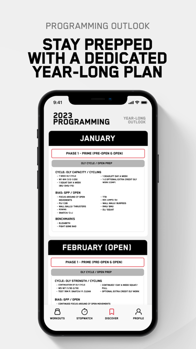NCFIT Coach Screenshot