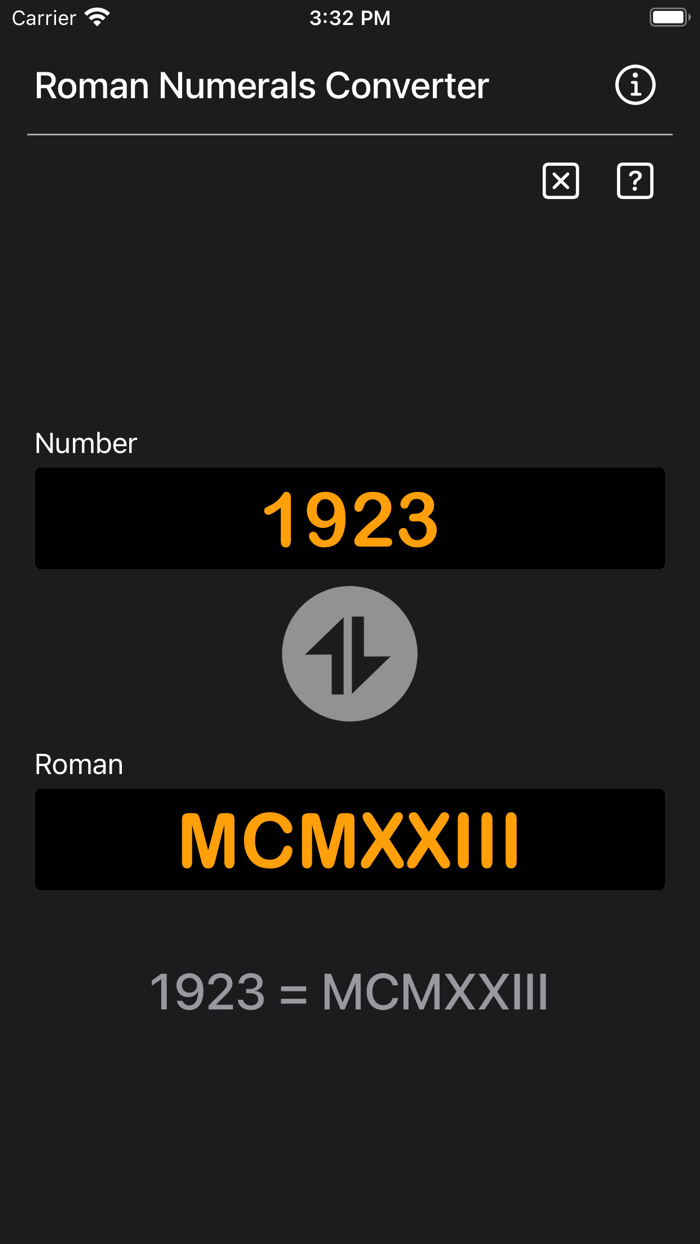 Roman Numerals Converter Plus