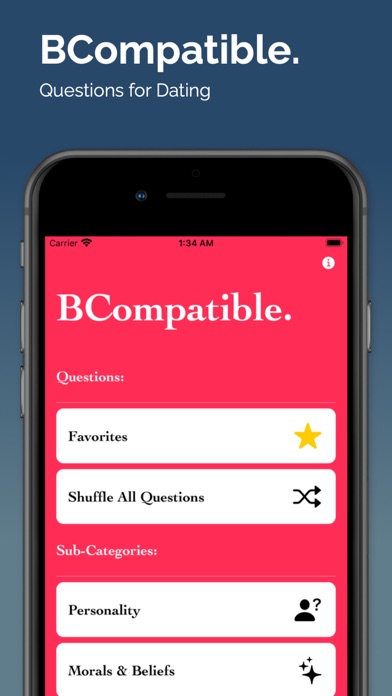 BCompatible. Dating Questions Screenshot